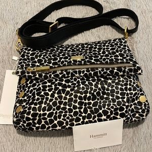 Hammitt VIP Med-dapple calf hair crossbody bag